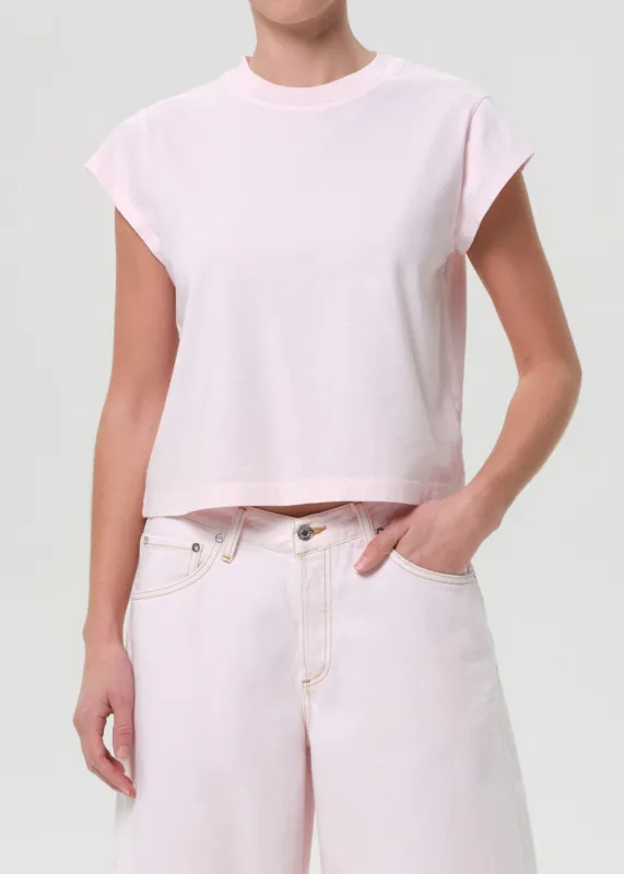 Bryce Cap Sleeve Tee in Cosmos sold by Agolde