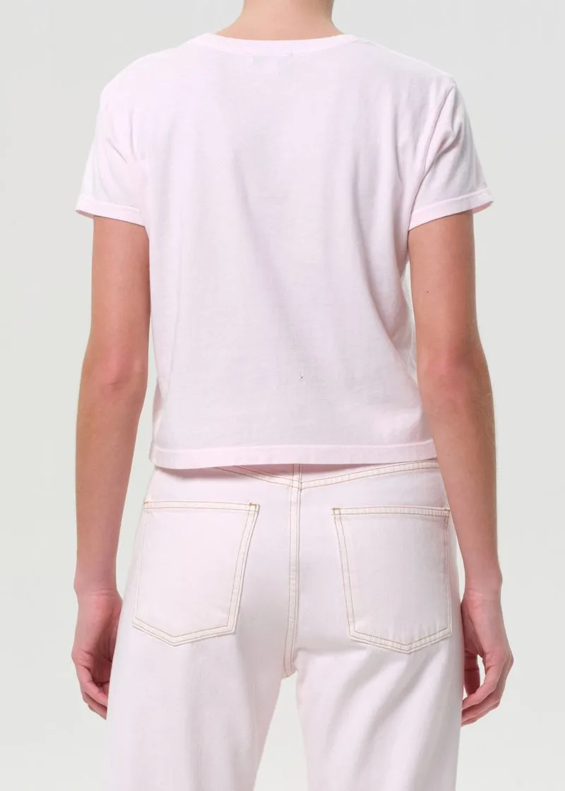 Adine Shrunken Tee in Cosmos sold by Agolde product image thumbnail 4