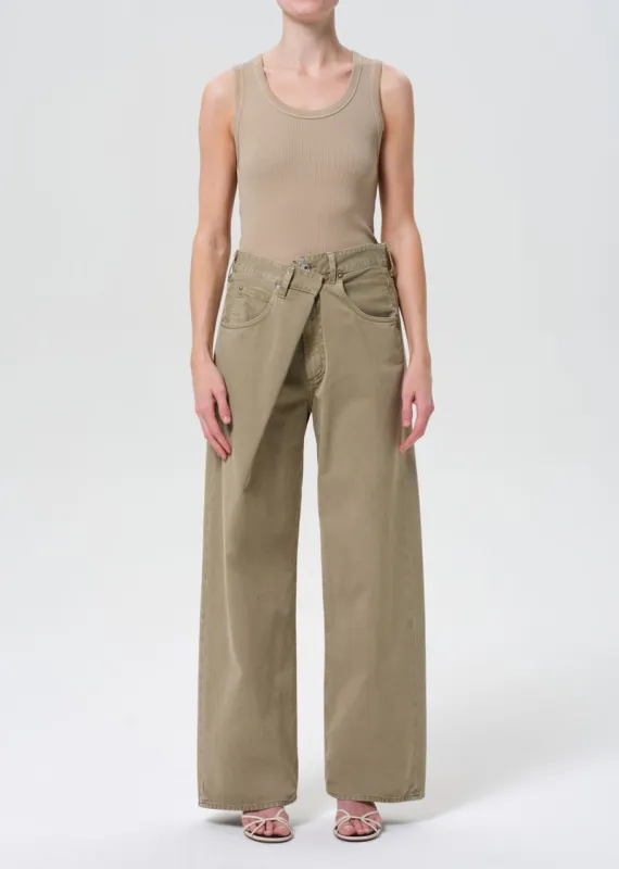 Vana Fold Jean in Myrtle sold by Agolde