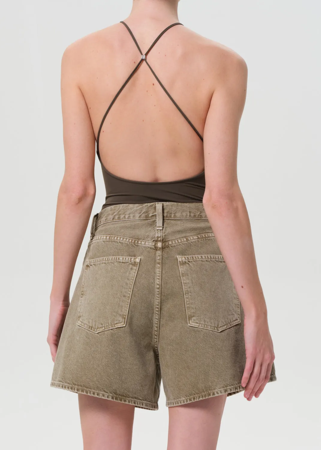 Inara Backless Bodysuit in Grove sold by Agolde product image thumbnail 2