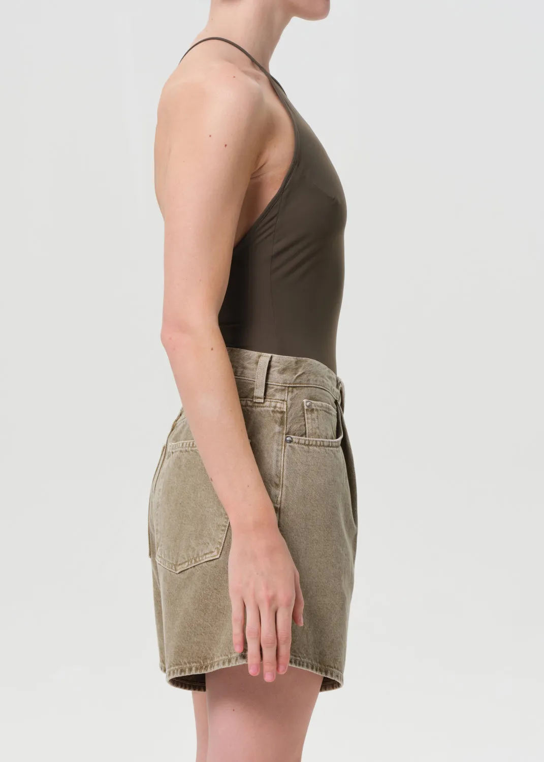 Inara Backless Bodysuit in Grove sold by Agolde product image thumbnail 3