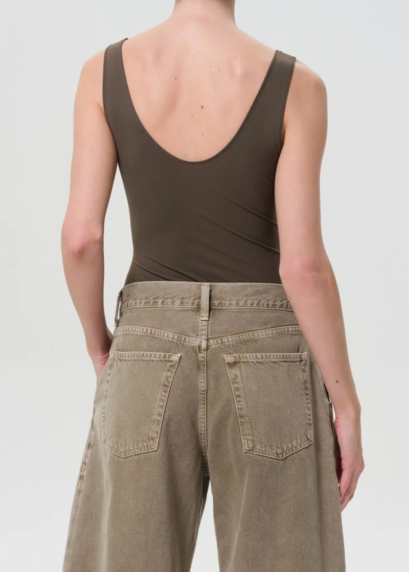 Tora Tank Bodysuit in Grove sold by Agolde product image thumbnail 2