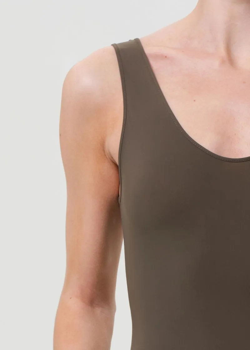 Tora Tank Bodysuit in Grove sold by Agolde product image thumbnail 5