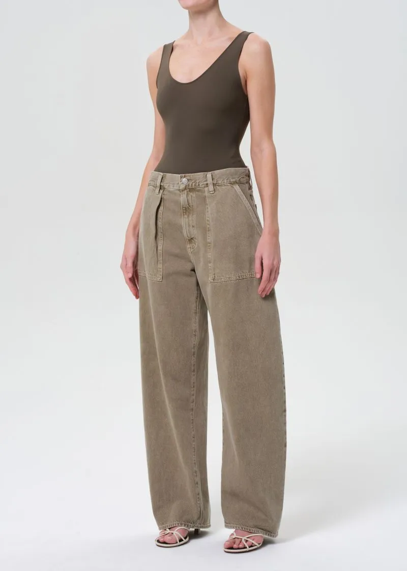 Tora Tank Bodysuit in Grove sold by Agolde product image thumbnail 4