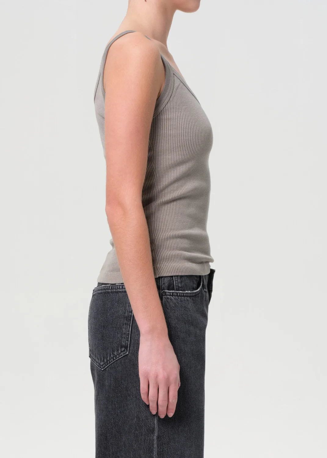 Jordan Tank in Drab sold by Agolde product image thumbnail 3