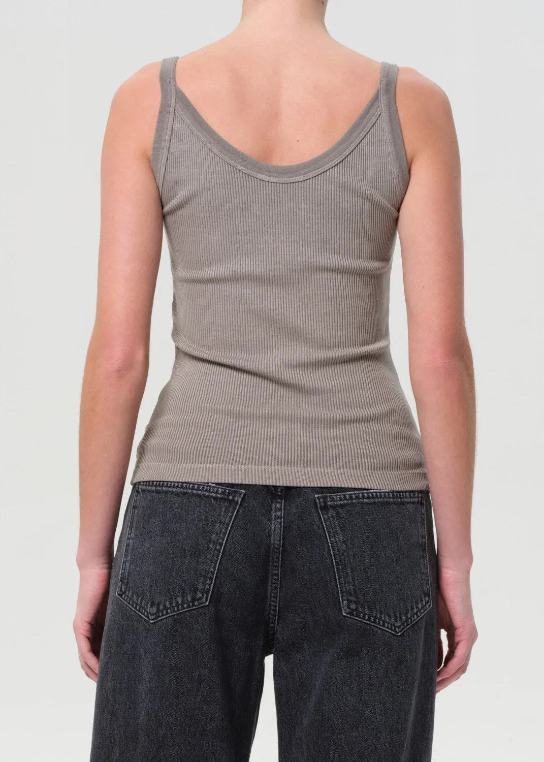 Jordan Tank in Drab sold by Agolde product image thumbnail 2