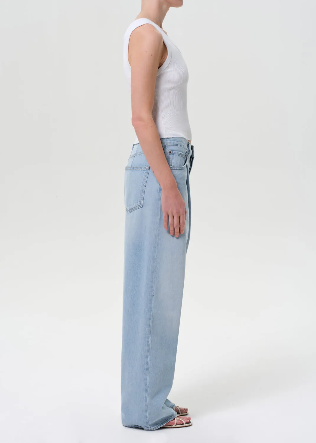 Franka Pleat Baggy in Scope sold by Agolde product image thumbnail 3