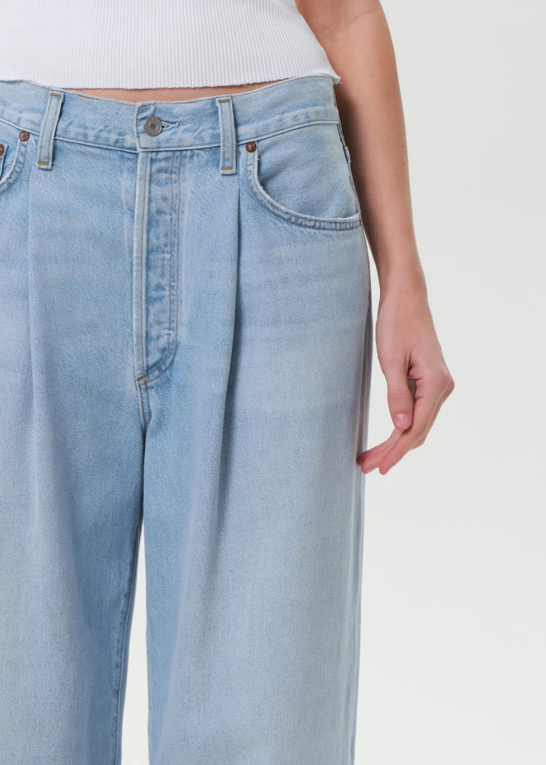 Franka Pleat Baggy in Scope sold by Agolde product image thumbnail 5