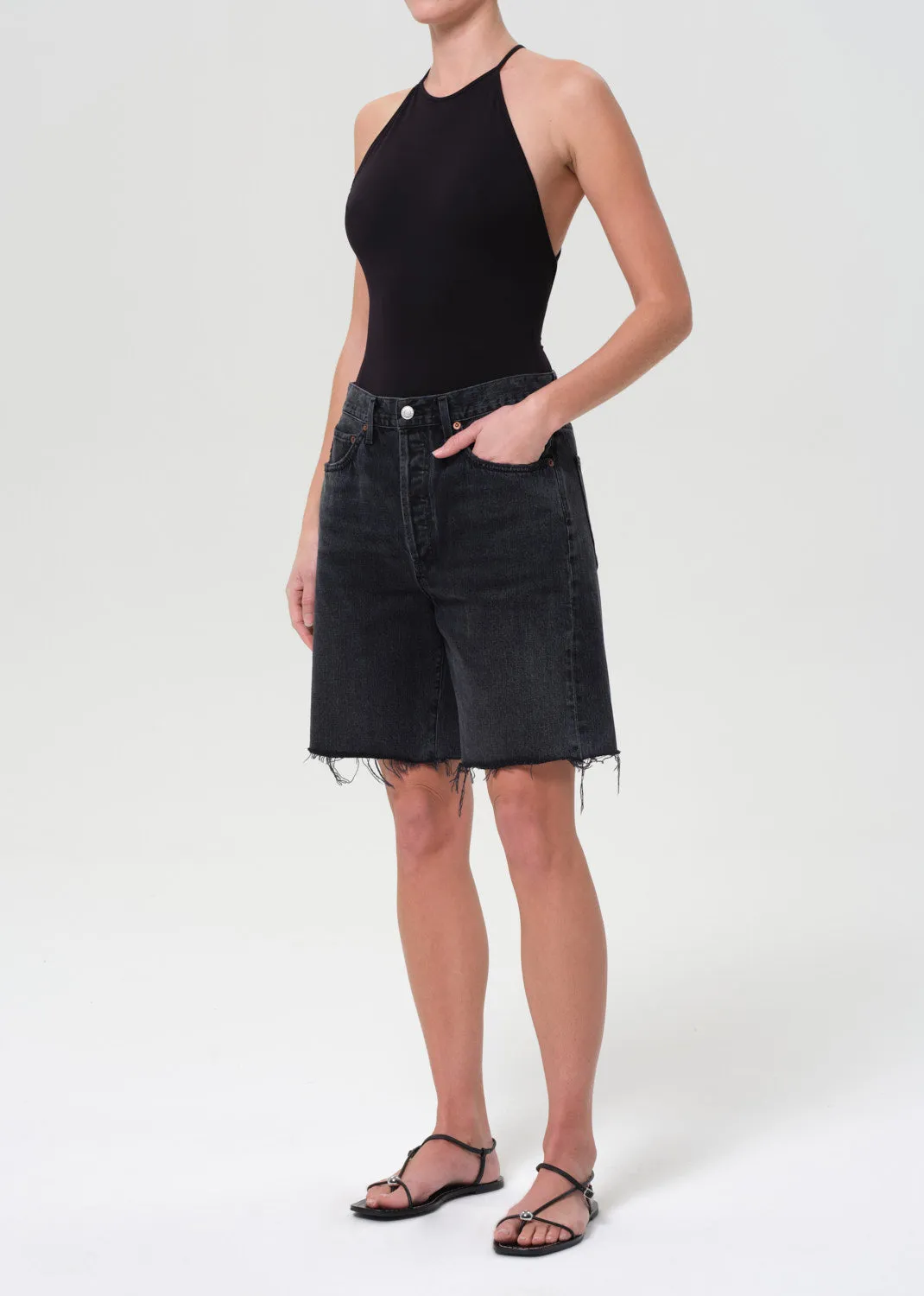 Inara Backless Bodysuit in Black sold by Agolde product image thumbnail 4