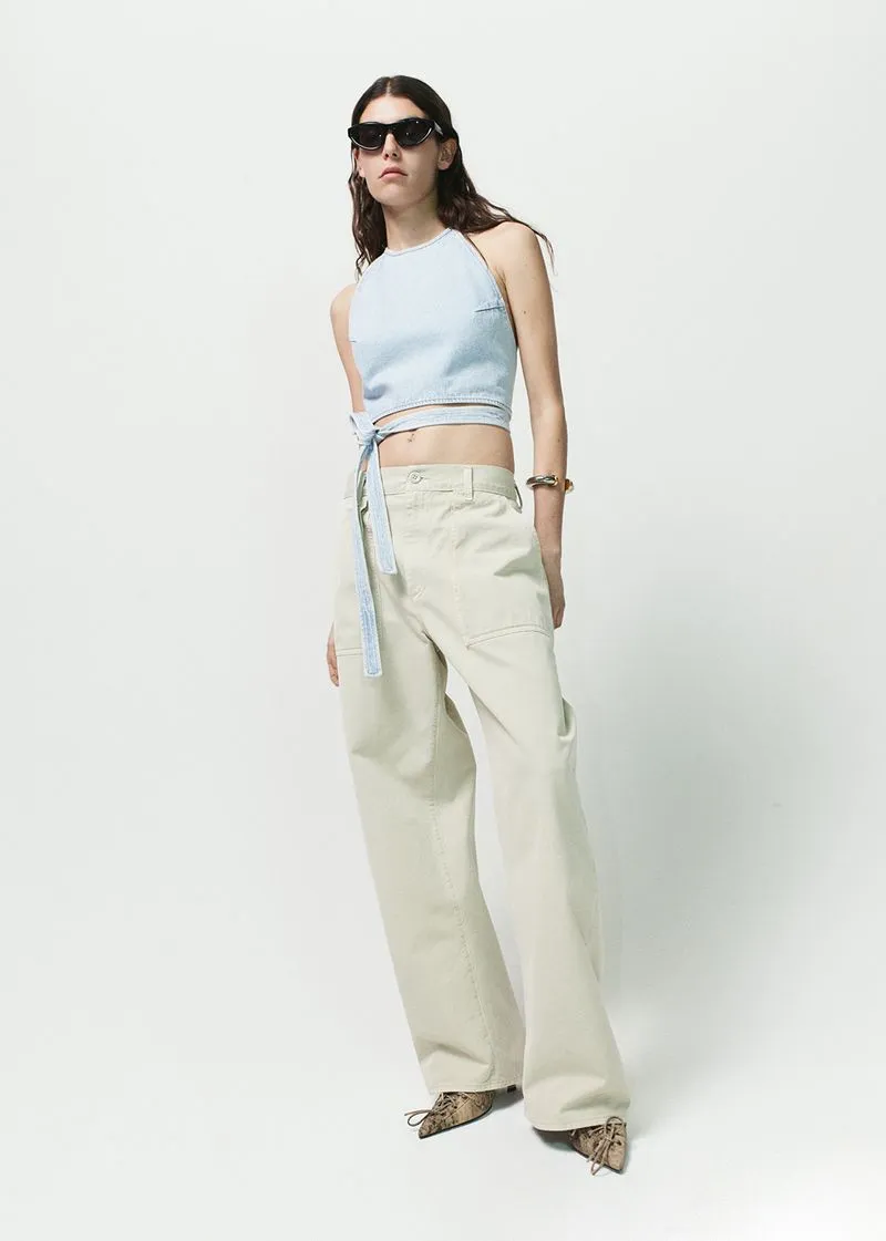 Yuna Pant in Pumine sold by Agolde product image thumbnail 2