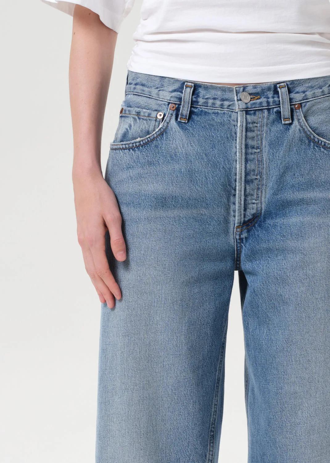Twist Low Slung Baggy in Stage sold by Agolde product image thumbnail 5