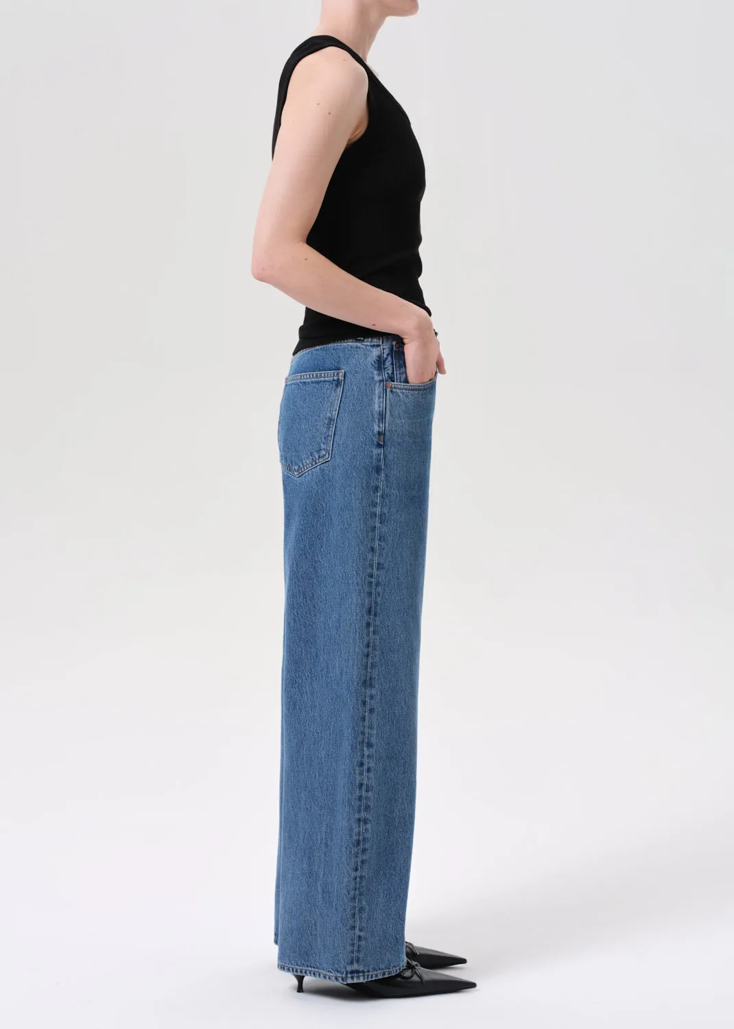 Low Curve Jean in Myth sold by Agolde product image thumbnail 3