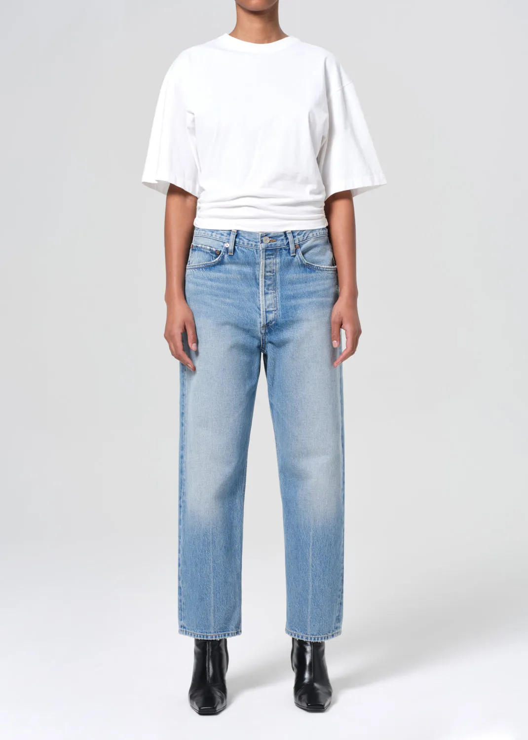 90's Crop Mid Rise Straight in Vault sold by Agolde