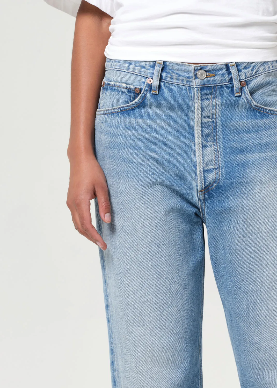 90's Crop Mid Rise Straight in Vault sold by Agolde product image thumbnail 5