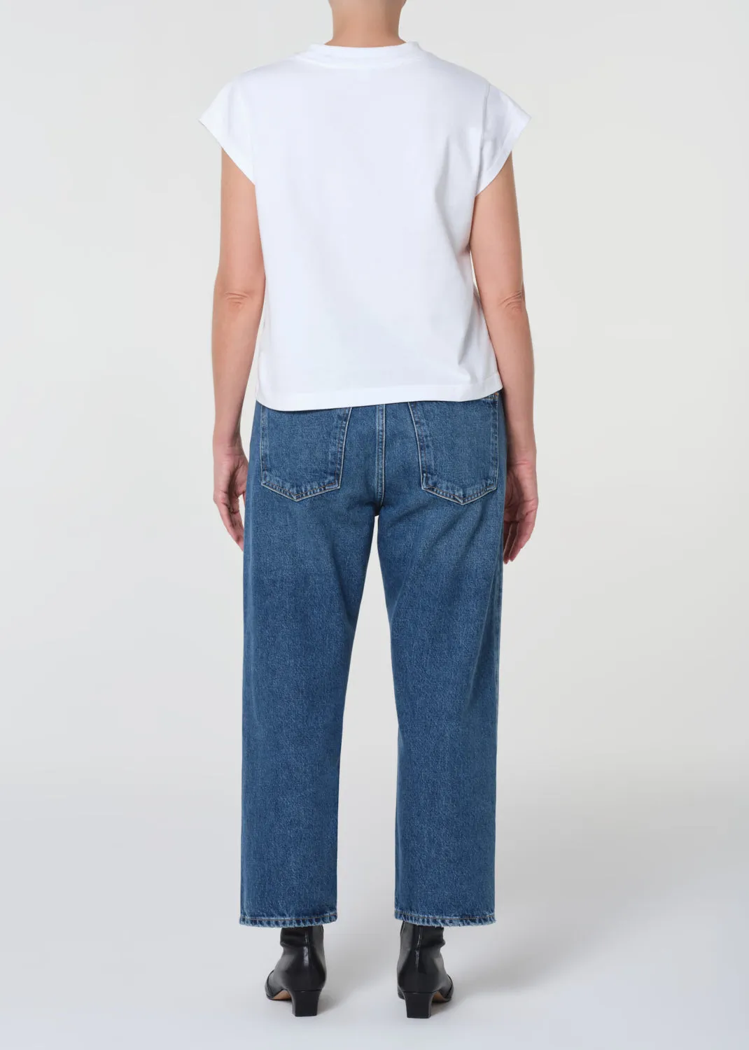 90's Crop Mid Rise Straight Petite in Bounty sold by Agolde product image thumbnail 2