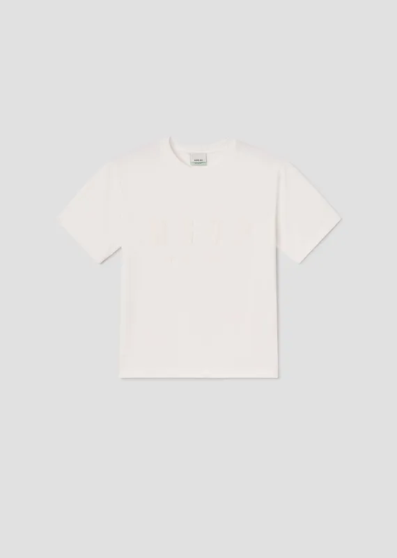 Agolde / Rsvp Short Sleeve Mock Neck Gallery in Soft White sold by Agolde