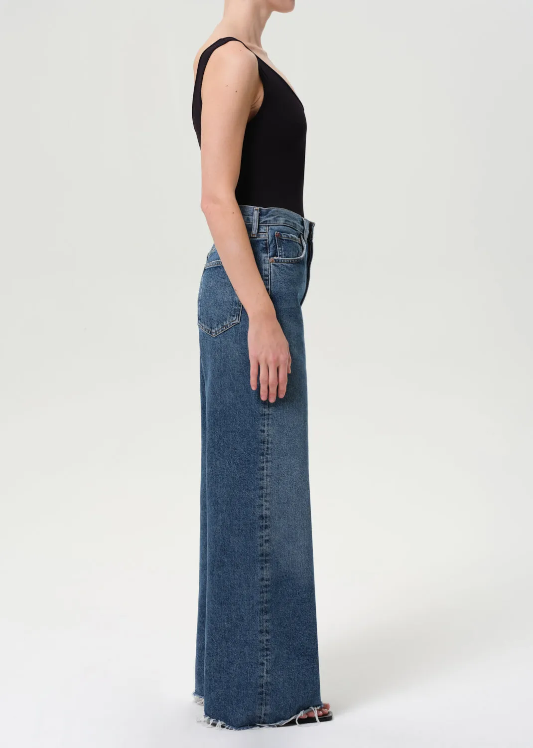 Dame High Rise Wide Leg Cut Hem in Control sold by Agolde product image thumbnail 3