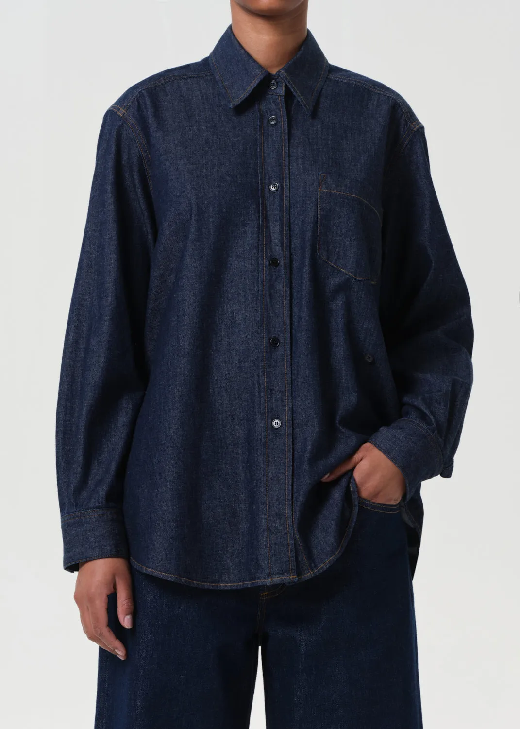 Kaelin Shirt in Dice sold by Agolde product image thumbnail 3