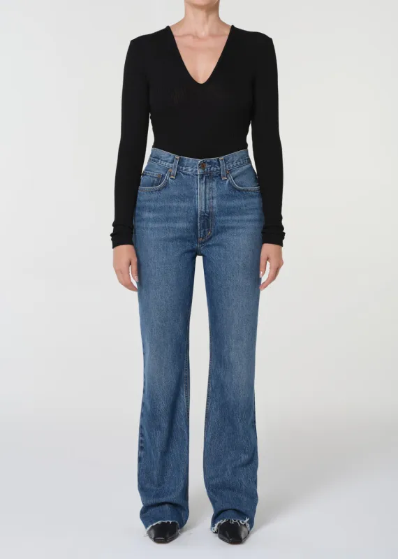 Leena Jean Petite in Placebo sold by Agolde