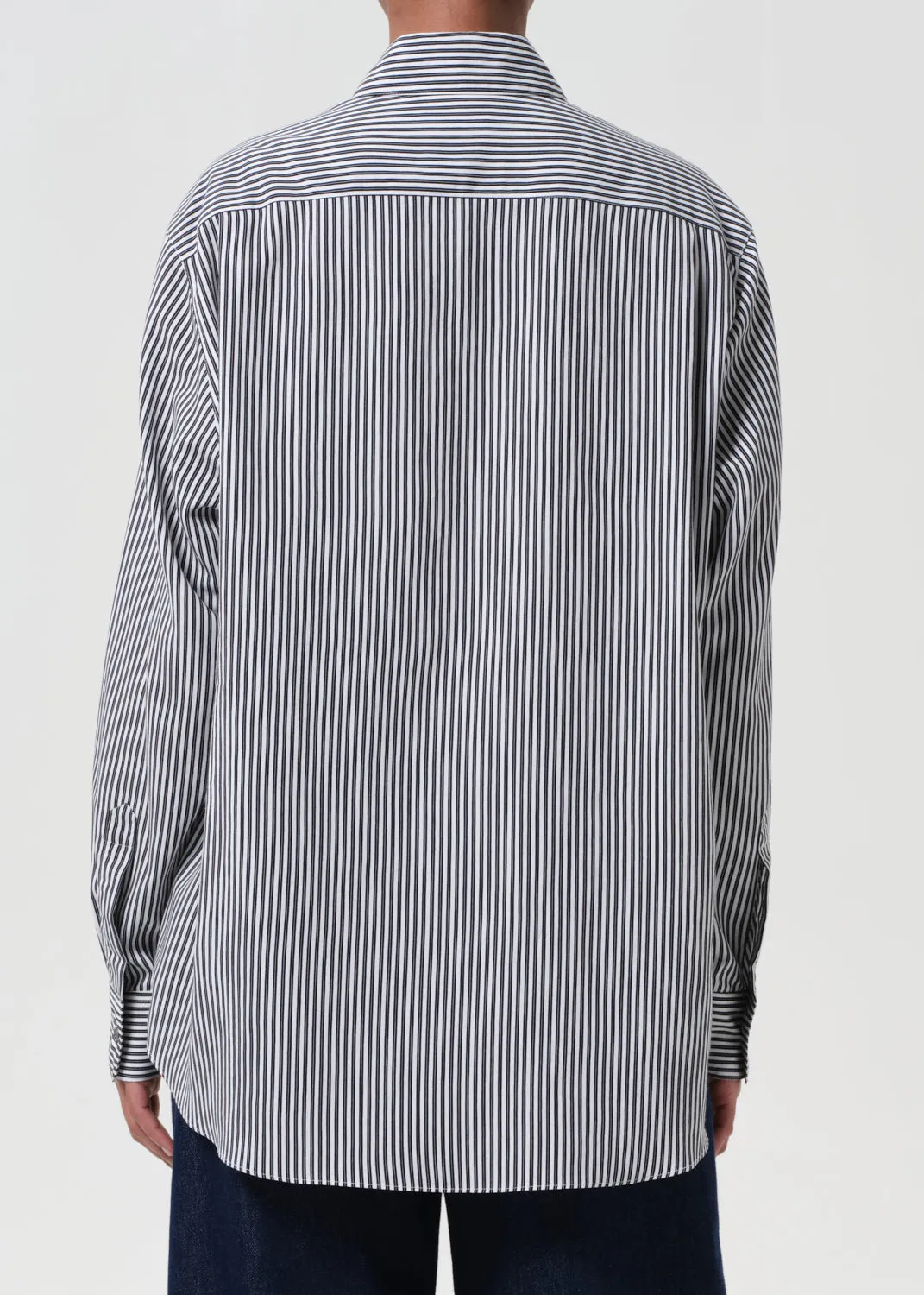Aris Shirt in Solene Stripe sold by Agolde product image thumbnail 2