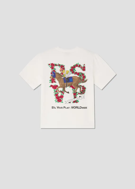 Agolde / Rsvp Horse Short Sleeve Tee in Soft White sold by Agolde