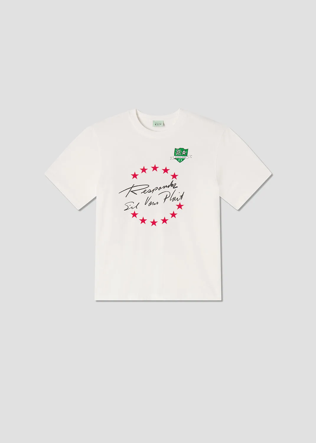 Agolde / Rsvp Horse Short Sleeve Tee in Soft White sold by Agolde product image thumbnail 2