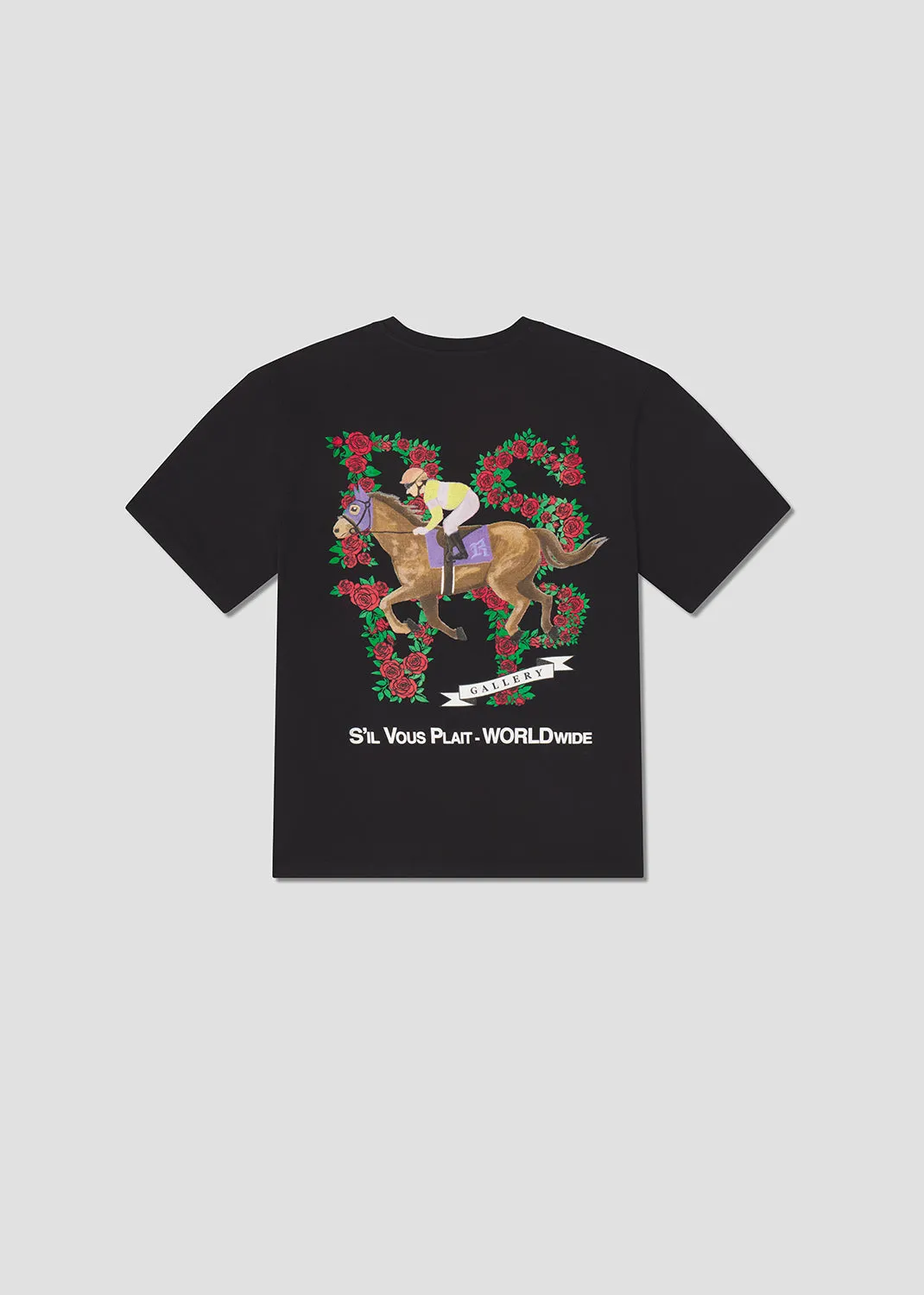 Agolde / Rsvp Horse Short Sleeve Tee in Black sold by Agolde