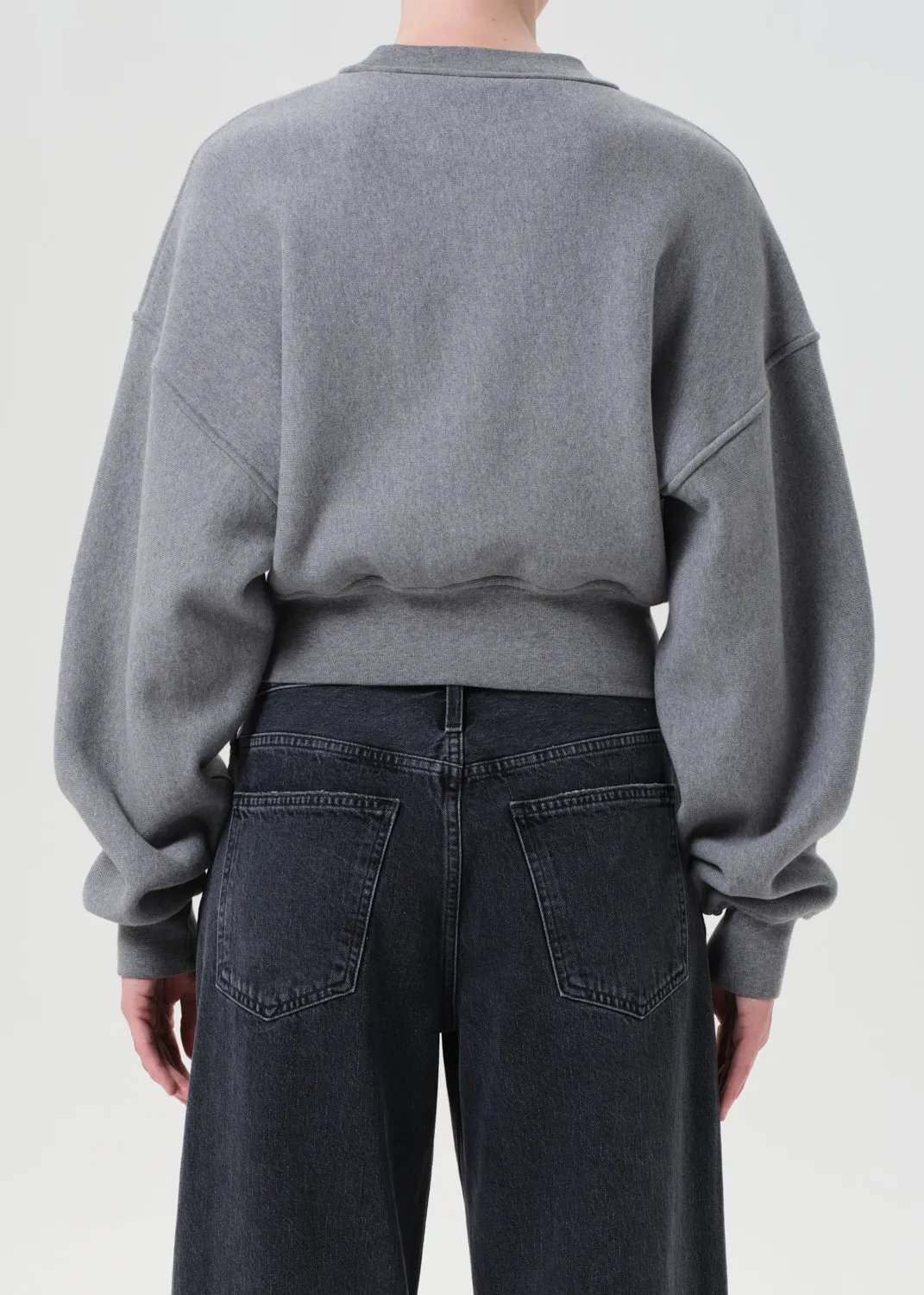 Kit Sweatshirt in Grey Heather sold by Agolde product image thumbnail 2