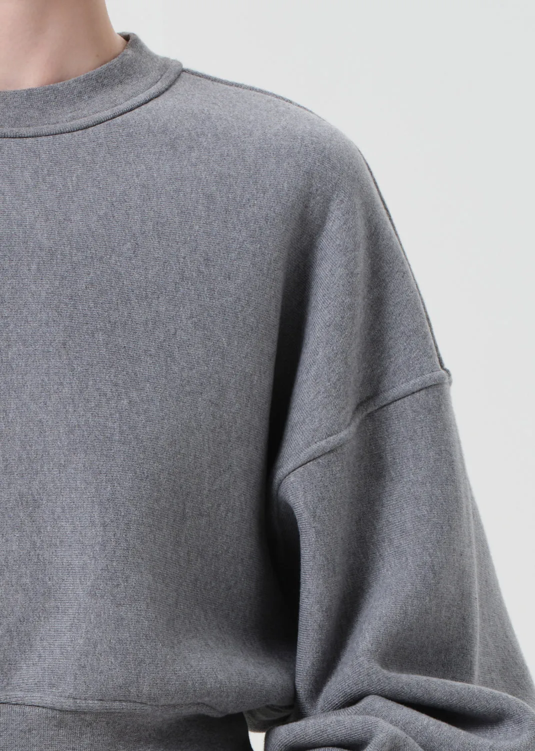 Kit Sweatshirt in Grey Heather sold by Agolde product image thumbnail 5