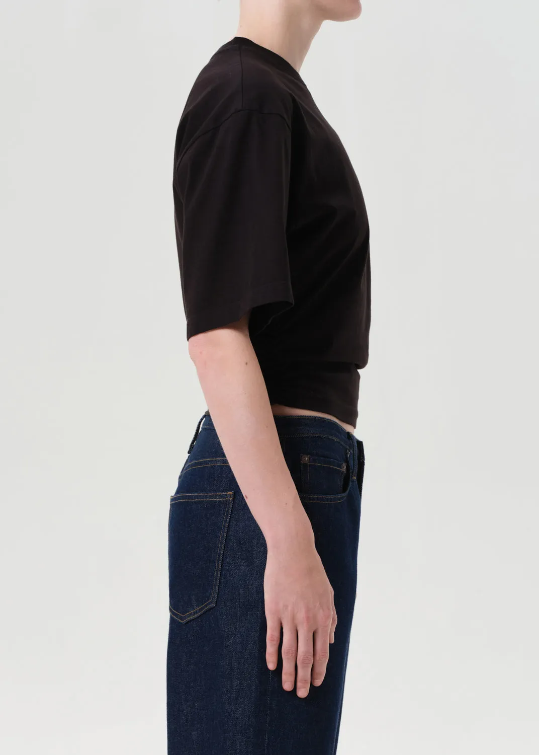 Shari Tee in Black sold by Agolde product image thumbnail 3
