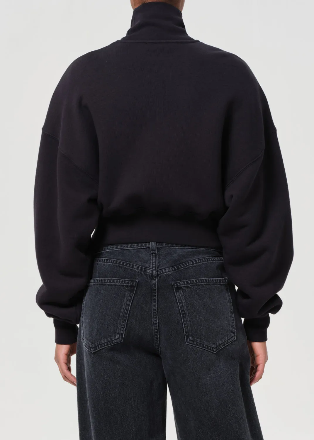 Darby Zip Up in Washed Black sold by Agolde product image thumbnail 2