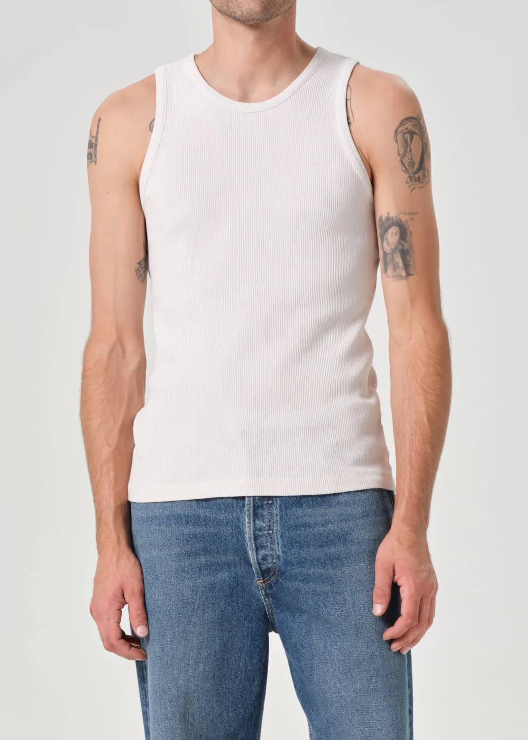 Viggo Tank in Powder sold by Agolde product image thumbnail 2