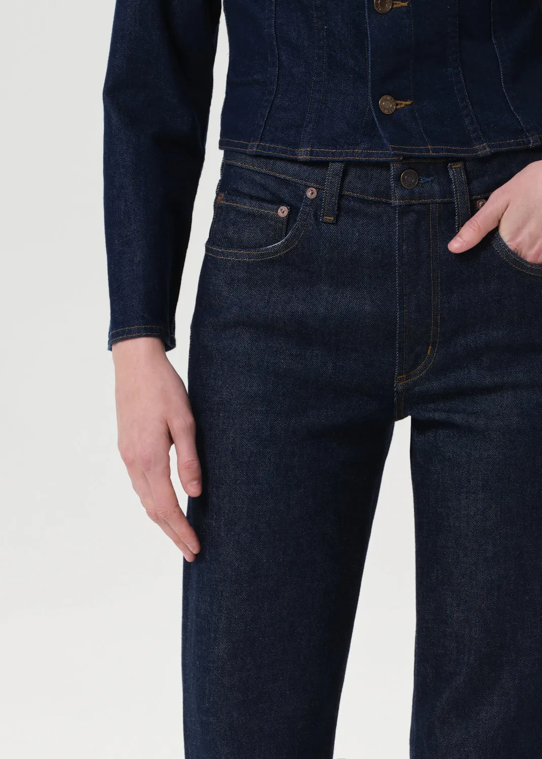 Mid Rise Kick Boot (Comfort Stretch) in Reissue sold by Agolde product image thumbnail 5