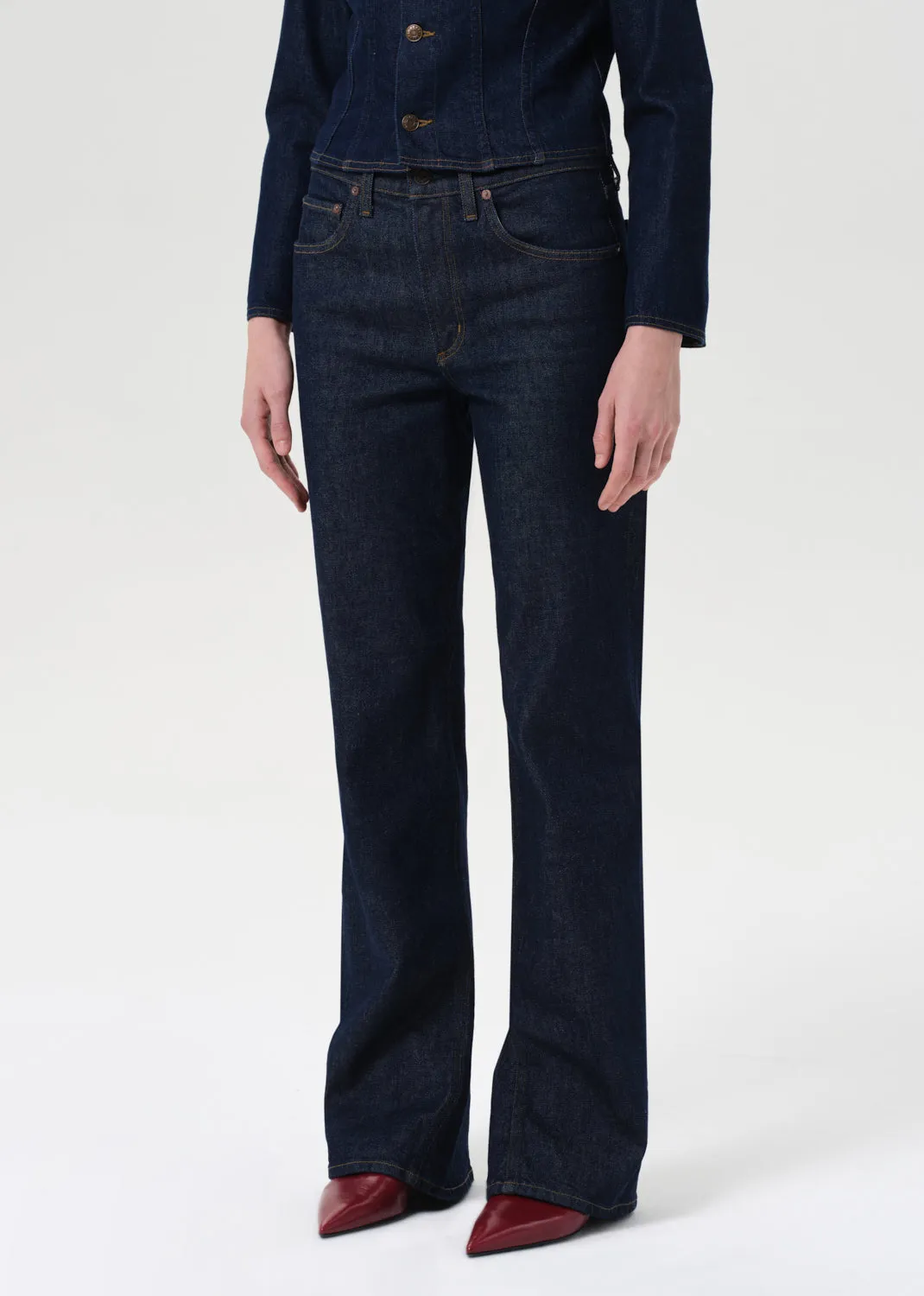 Mid Rise Kick Boot (Comfort Stretch) in Reissue sold by Agolde product image thumbnail 4