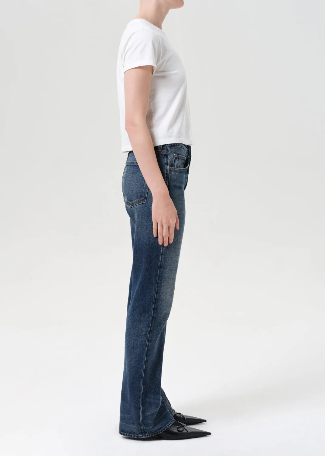 Mid Rise Kick Boot in Stencil sold by Agolde product image thumbnail 4