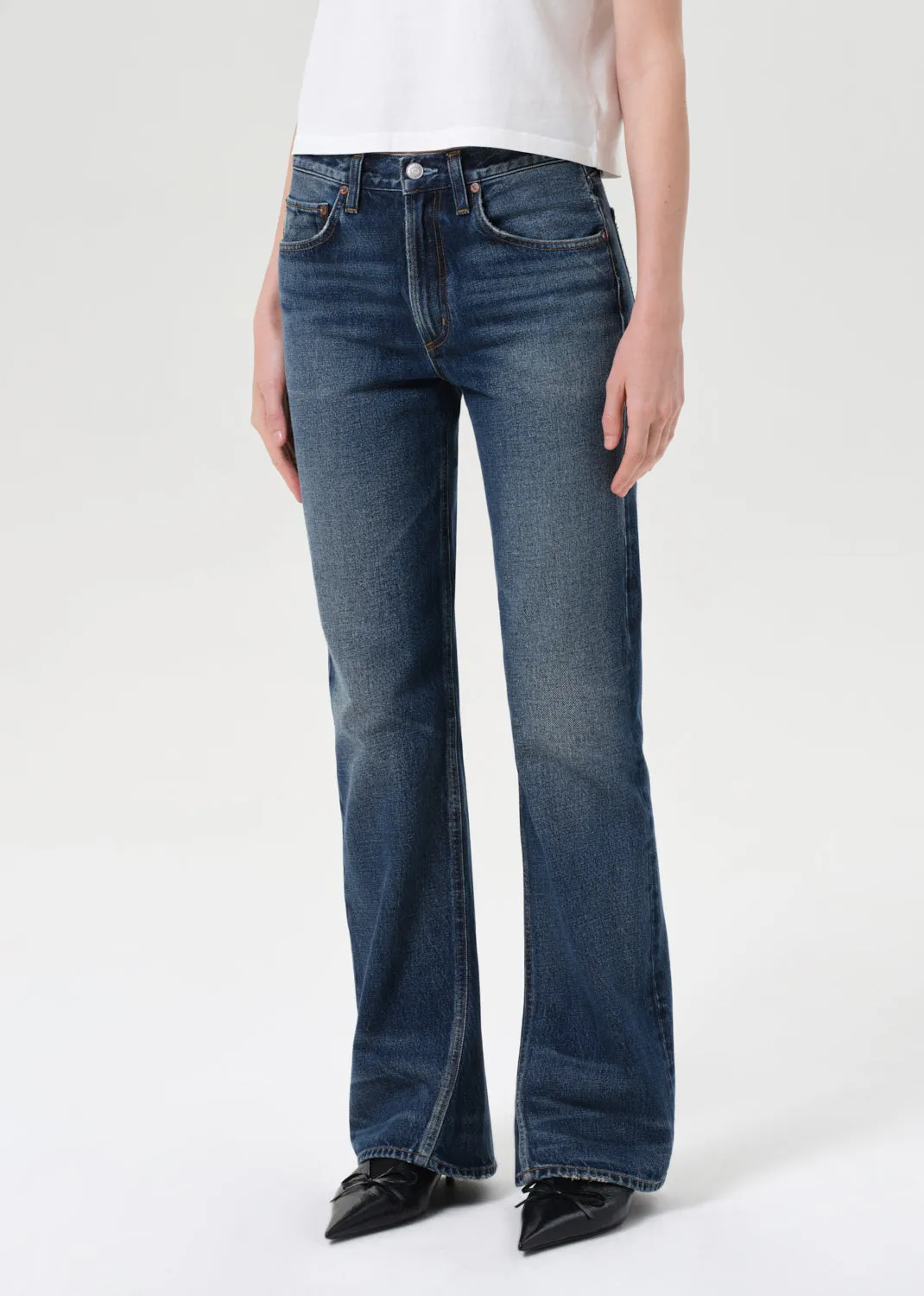 Mid Rise Kick Boot in Stencil sold by Agolde product image thumbnail 5