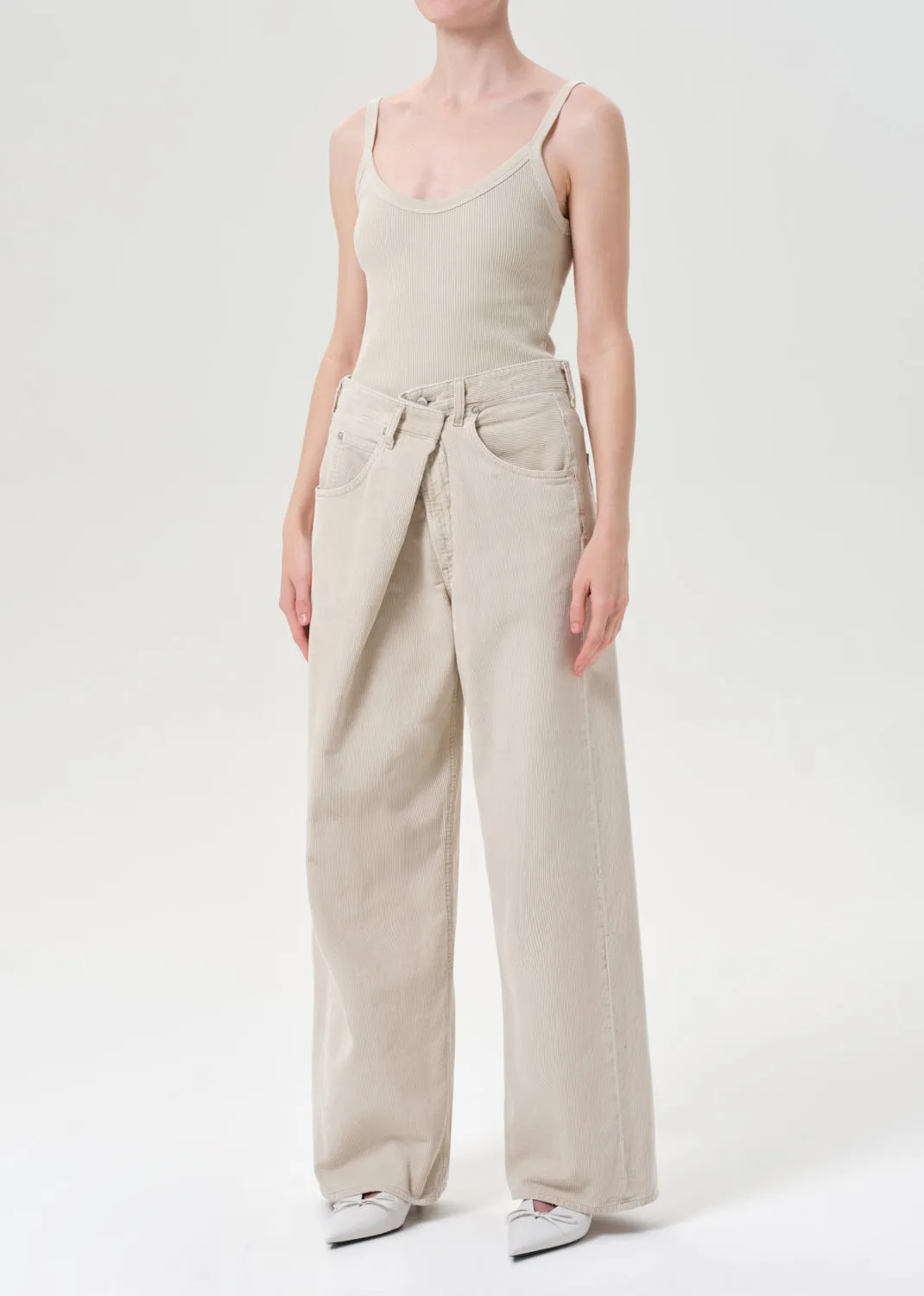 Jordan Tank in Rice Grass sold by Agolde product image thumbnail 4