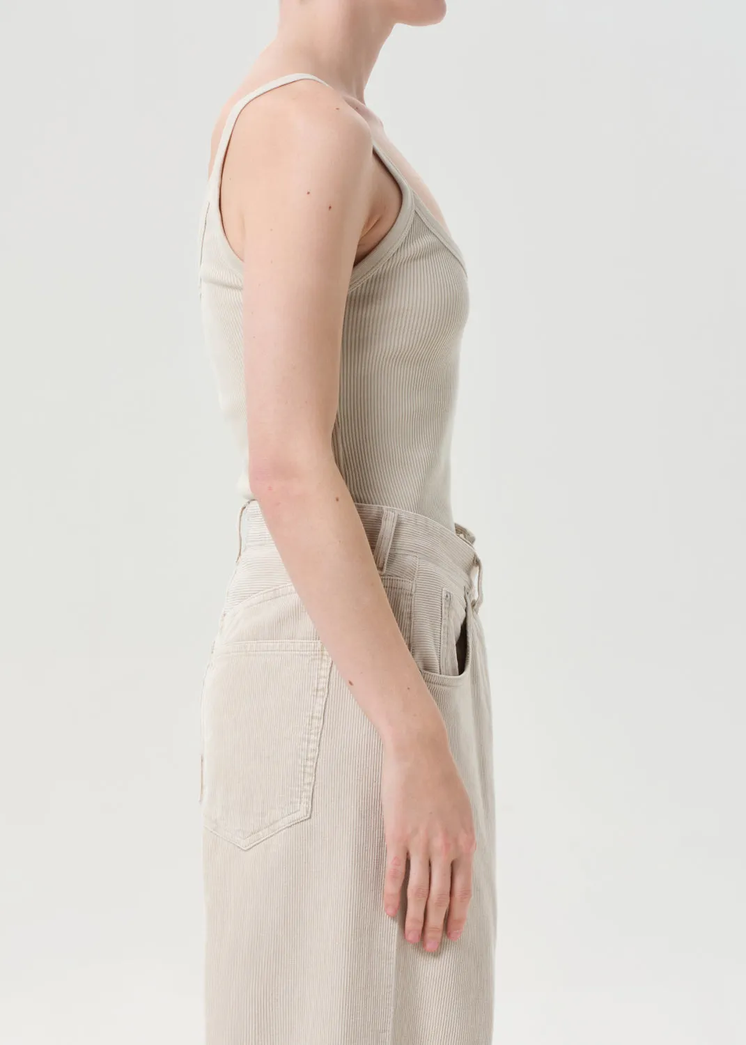 Jordan Tank in Rice Grass sold by Agolde product image thumbnail 3