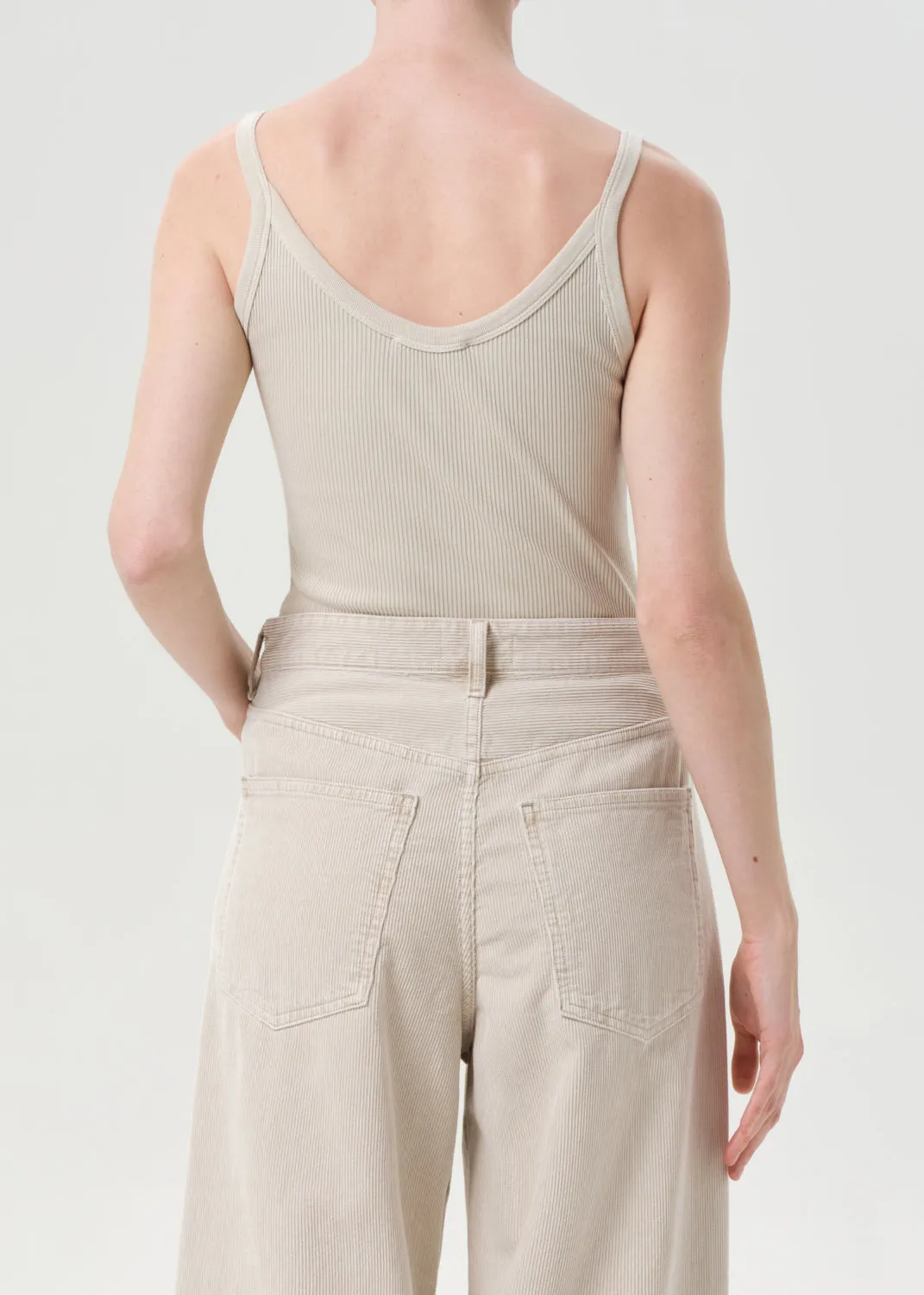 Jordan Tank in Rice Grass sold by Agolde product image thumbnail 2