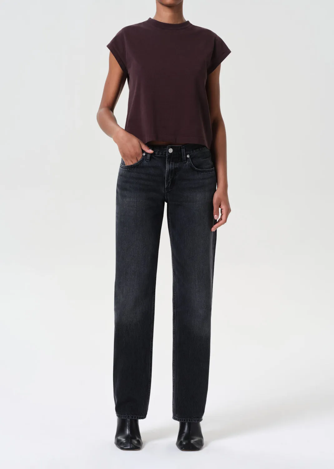 Low Rise Loose (Weightless) in Symbolic sold by Agolde