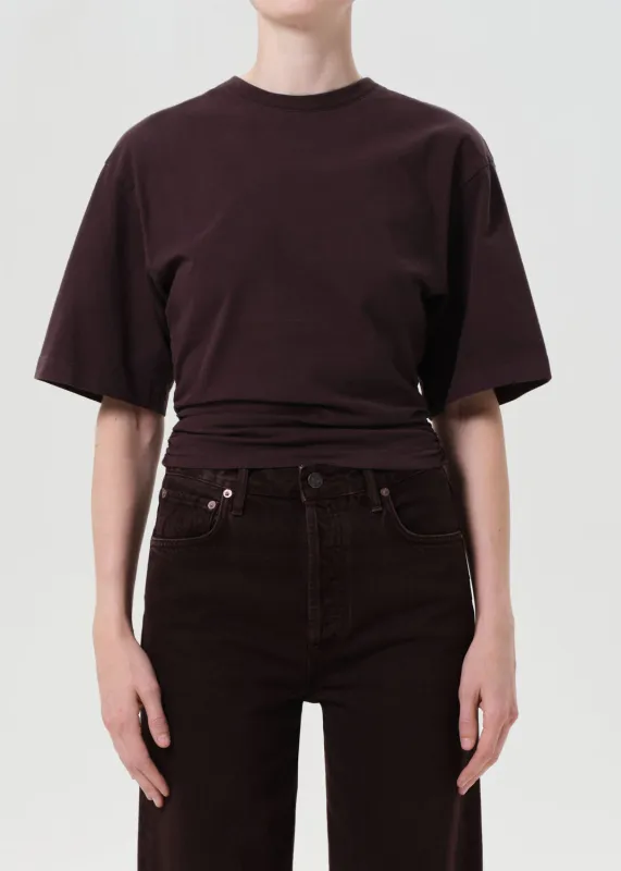 Shari Tee in Root sold by Agolde