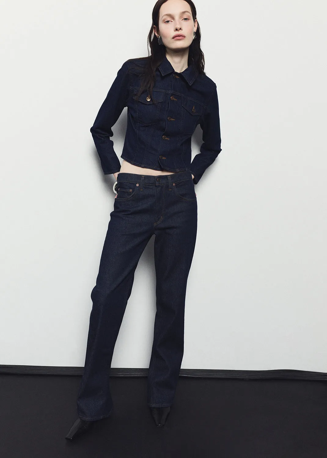 Contoured Jacket in Rinse sold by Agolde product image thumbnail 2