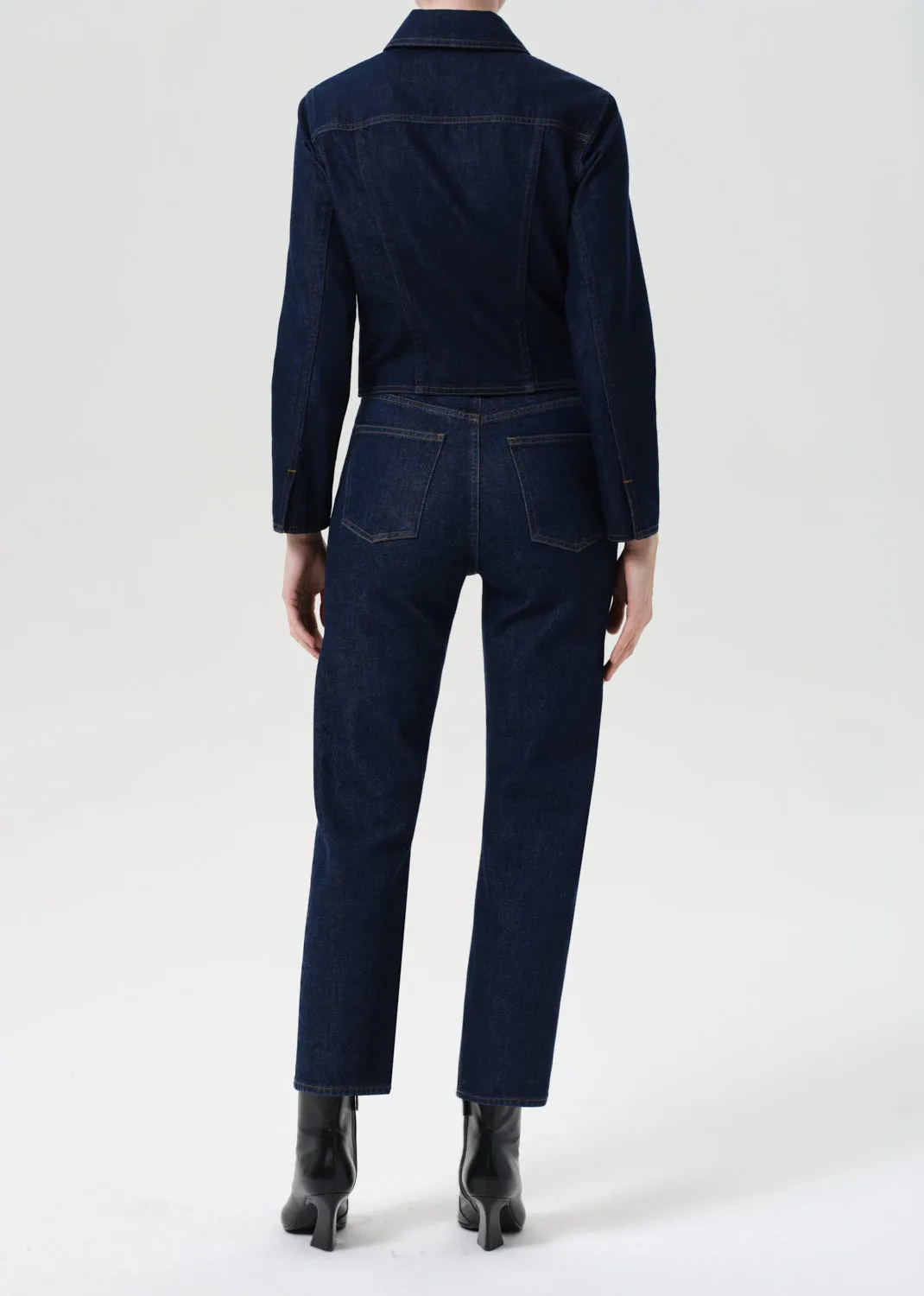 90's Pinch Waist Crop (Comfort Stretch) in Reissue sold by Agolde product image thumbnail 2