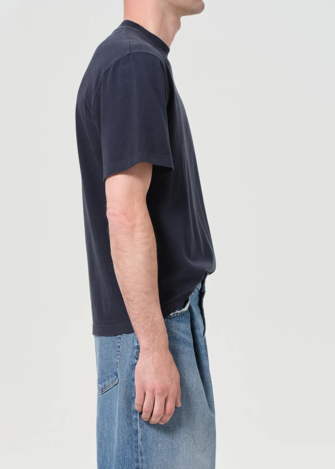 Asha Mock Neck Tee in Lyon sold by Agolde product image thumbnail 5