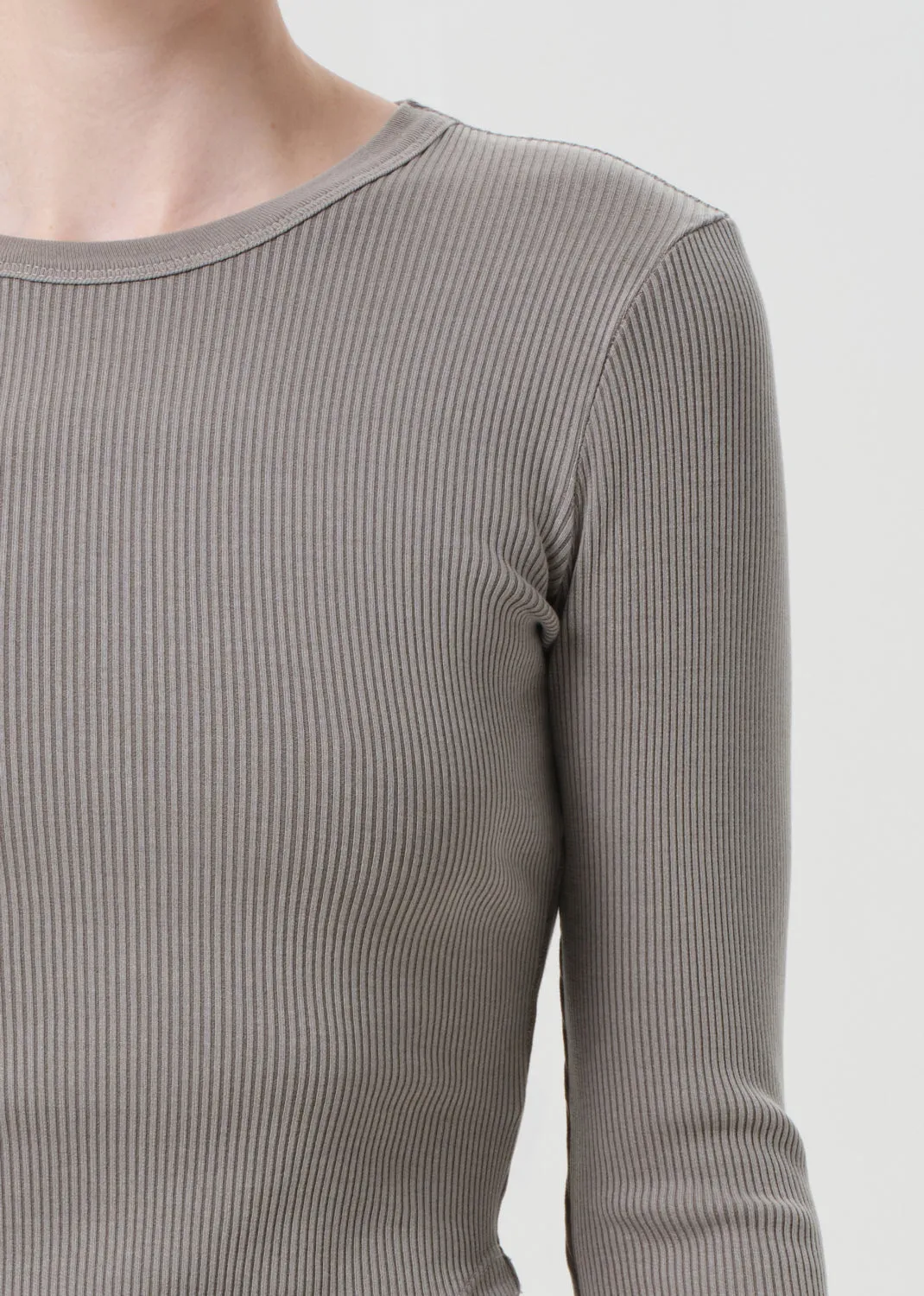 Neema Tee in Drab sold by Agolde product image thumbnail 5