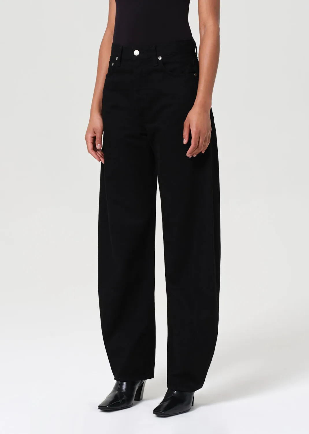 Luna High Rise Pieced Taper (Weightless) in Cover sold by Agolde product image thumbnail 4