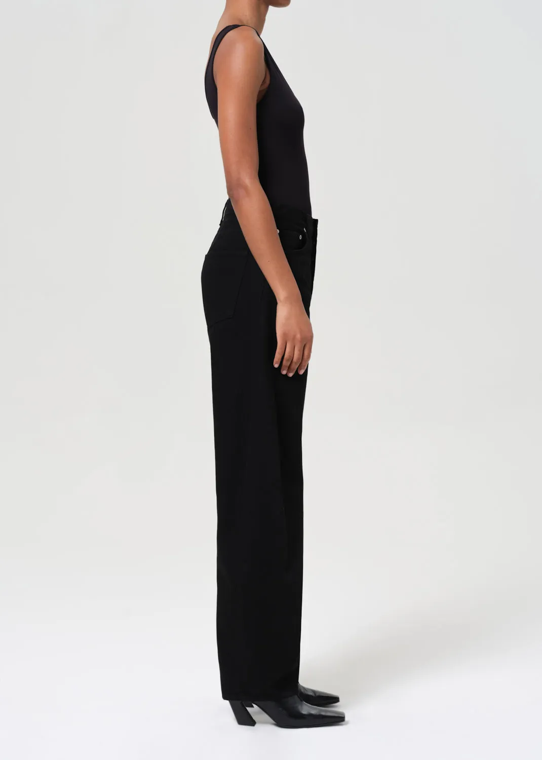 Luna High Rise Pieced Taper (Weightless) in Cover sold by Agolde product image thumbnail 3