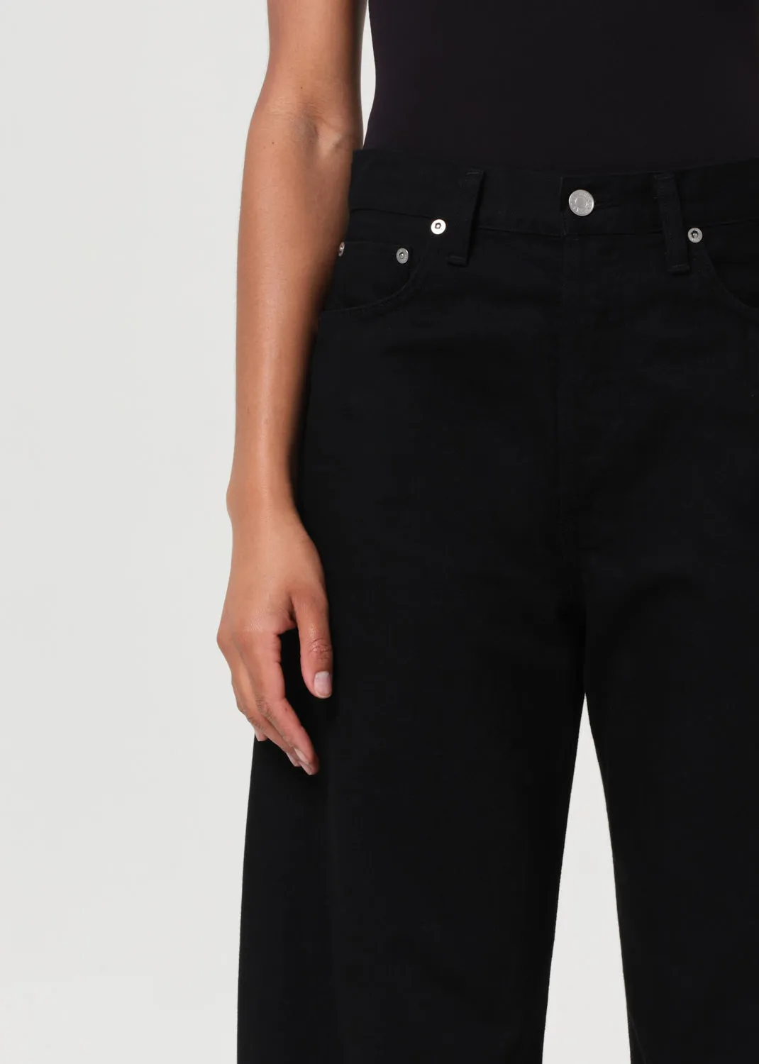 Luna High Rise Pieced Taper (Weightless) in Cover sold by Agolde product image thumbnail 5