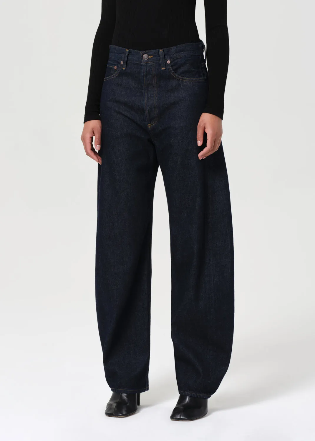 Luna High Rise Pieced Taper (Weightless) in Rinse sold by Agolde product image thumbnail 4