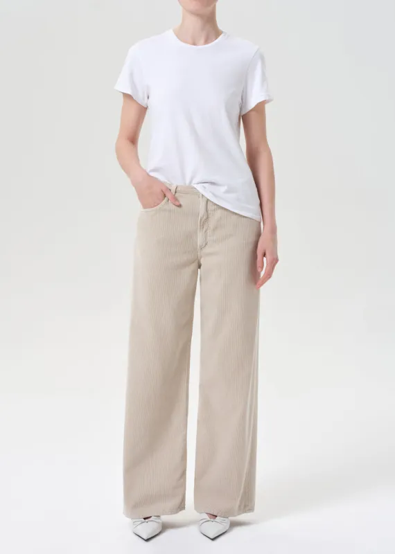 Keira Jean (Corduroy) in Rice Grass made by Agolde
